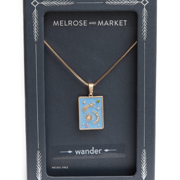 NWT Melrose and Market Wander Tarot inspired Pendant - Picture 1 of 3